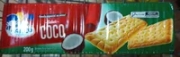 Biscoito doce sabor coco
