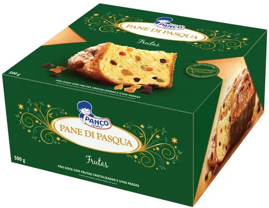 Pão De Páscoa Frutas Panco Caixa 500g
