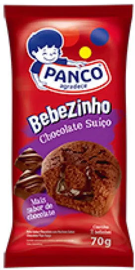 Bolinho Chocolate Suíço Panco Bebezinho Pacote 70g