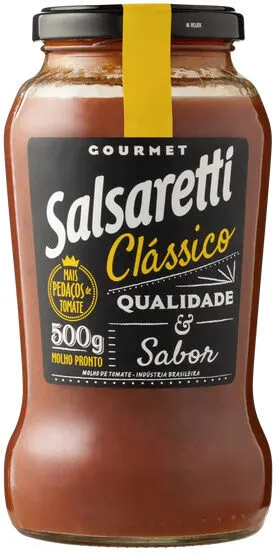 Molho De Tomate Clássico Salsaretti Gourmet Vidro 500g