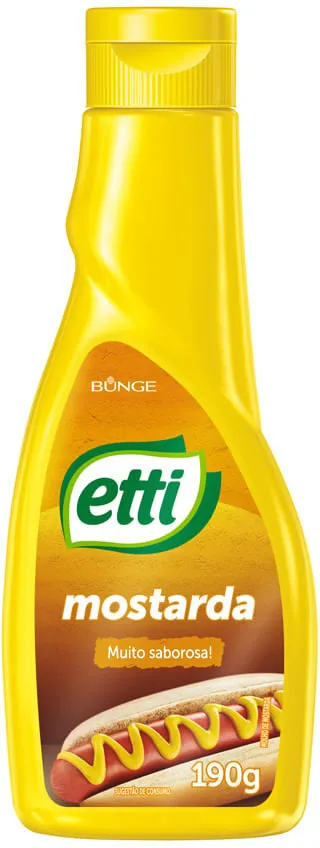 Mostarda Amarela Etti Squeeze 190g