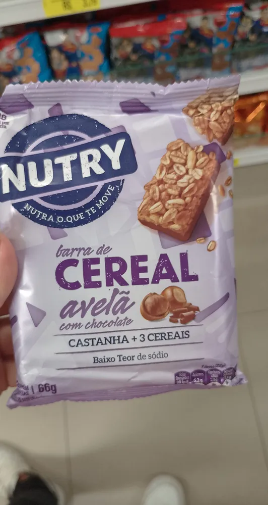 BARRA NUTRY AVELA C/CHOC C/3 66G