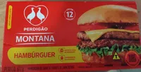 Hambúrguer De Carne De Frango E Bovina Perdigão Caixa 672g 12 Unidades