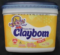 Claybom Cremosa com Sal - Margarina 50% de Gordura