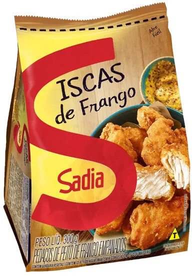 Empanado De Frango Em Iscas Sadia Pacote 300g