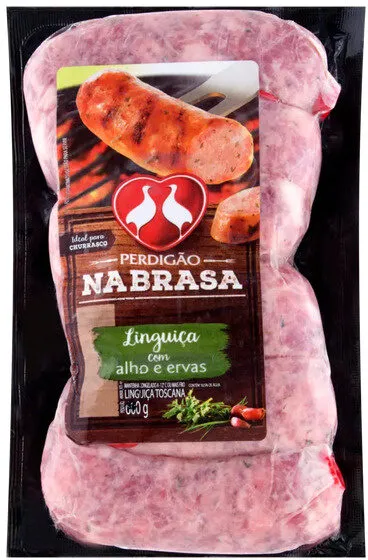 Linguiça Toscana Com Alho E Ervas Perdigão Na Brasa 600g