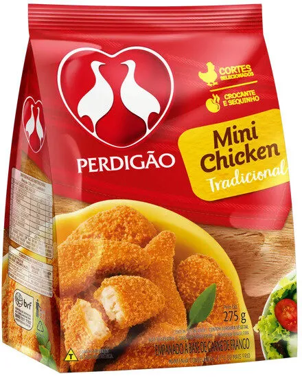 Empanado De Frango Tradicional Perdigão Mini Chicken Pacote 275g