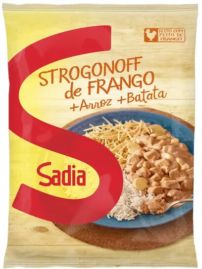 Strogonoff Frango Com Arroz E Batata Sadia Pacote 350g