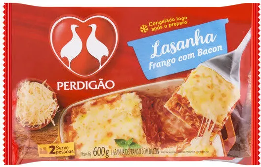 Lasanha Frango Com Bacon Perdigão Pacote 600g