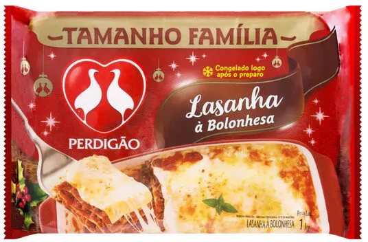Lasanha Bolonhesa Perdigão Pacote 1kg Tamanho Família