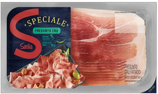 Presunto Cru Fatiado Sadia Speciale 80g