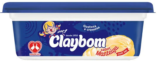 Margarina Manteiga Com Sal Claybom Pote 250g