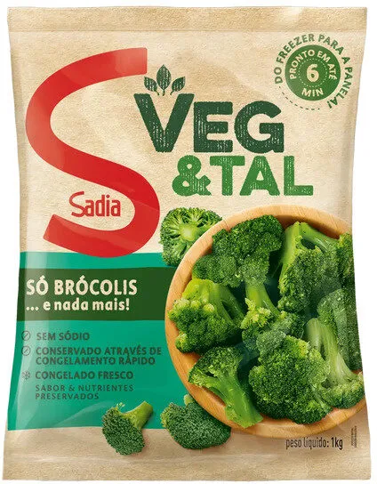Brócolis Congelado Sadia Veg Tal Pacote 1kg