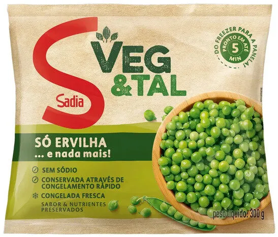 Ervilha Congelada Sadia Veg Tal Pacote 300g