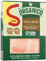 Filé De Peito De Frango Congelado Orgânico Sem Pele Sem Osso Sadia 600g