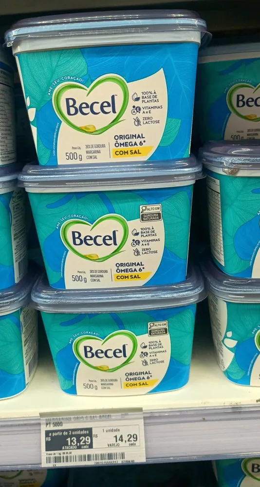 Margarina Original Com Sal Becel Pote 500g