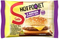 Sanduíche Congelado X Burguer Maionese Grill Sadia Hot Pocket Pacote 145g