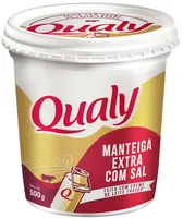 Manteiga Extra Com Sal Qualy Pote 500g