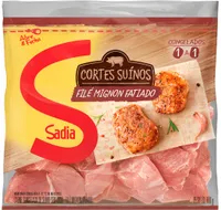 Filé Mignon Suíno Em Bifes Congelado Sem Osso Sadia 800g
