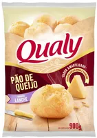 Pão De Queijo Congelado Lanche Amanteigado Qualy Pacote 900g