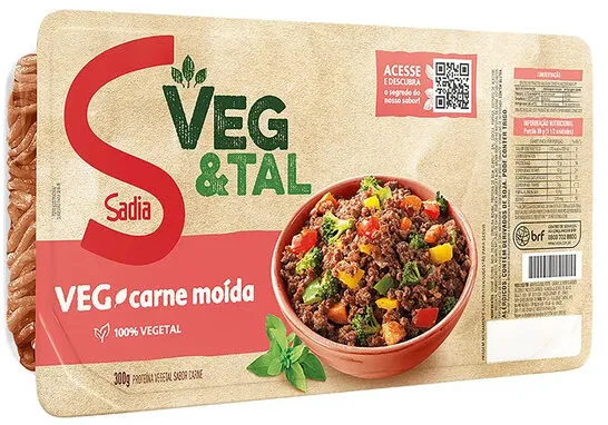 Carne Moída Vegetal Sadia Veg Tal Bandeja 300g