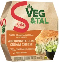 Torta Congelada Abobrinha E Cream Cheese Sadia Veg Tal Caixa 500g