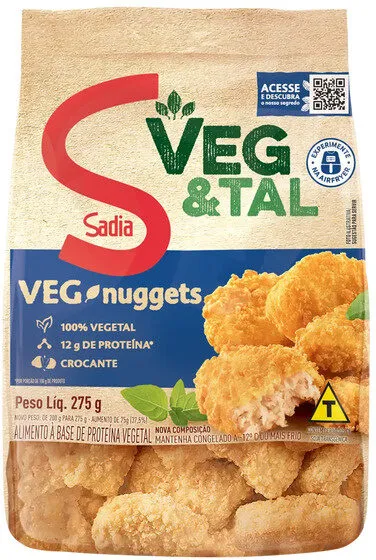 Nuggets Vegetal Sadia Veg Tal Pacote 275g