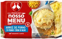 Arroz De Forno Com Frango E Creme De Milho Perdigão Nosso Menu Pacote 600g