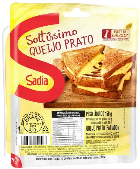 Queijo Prato Fatiado