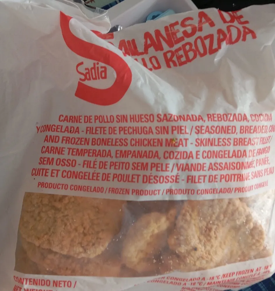 Milanesas de pollo rebozadas