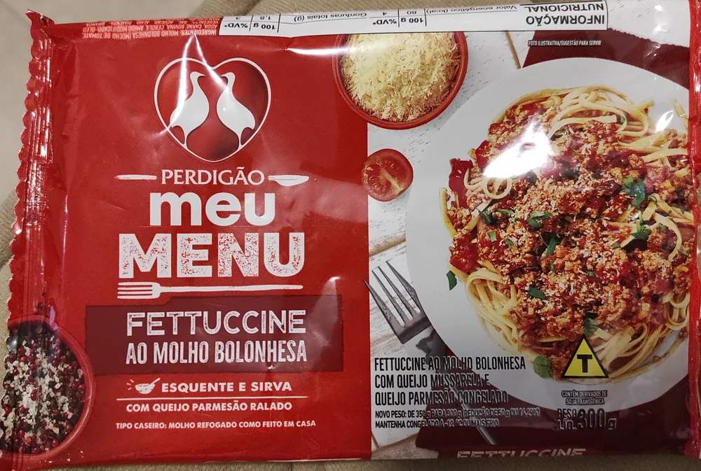 Meu Menu Fettuccine ao Molho Bolonhesa