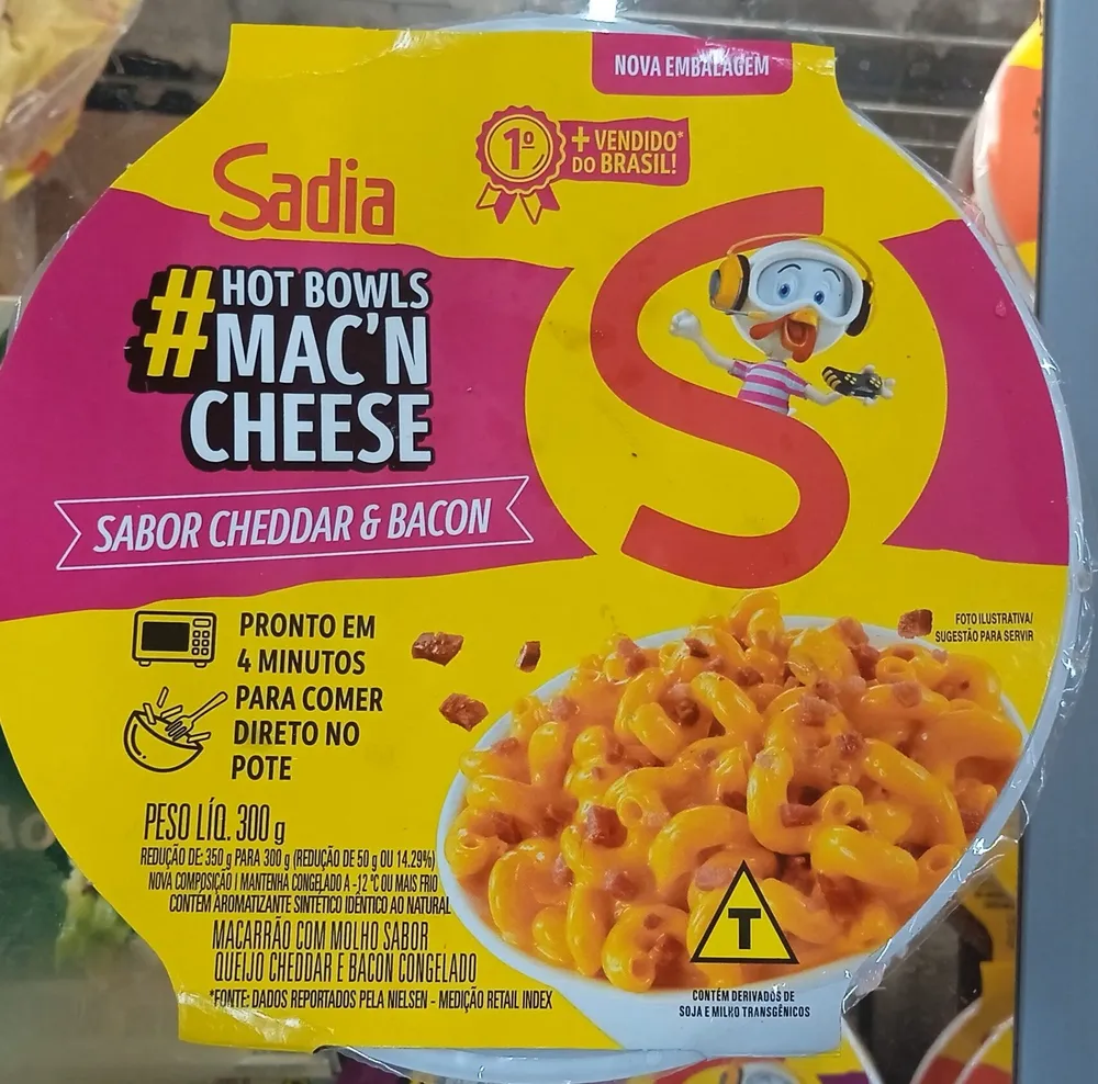 Hot Bowls Mac'Cheese Cheddar & Bacon