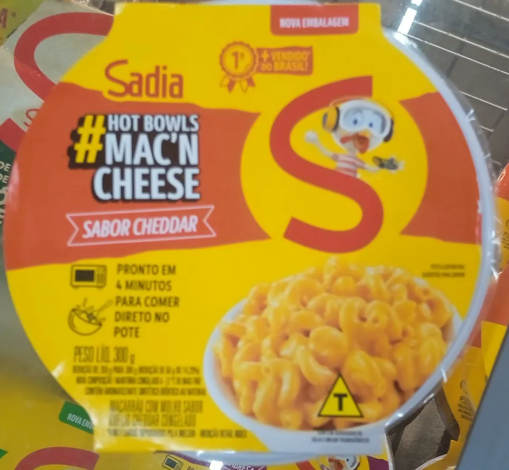 Hot Bowls Mac'n Cheese Cheddar