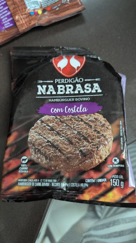 Hambúrguer na brasa