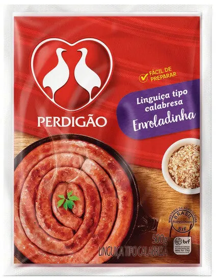 Linguiça Calabresa Enroladinha Perdigão 500g