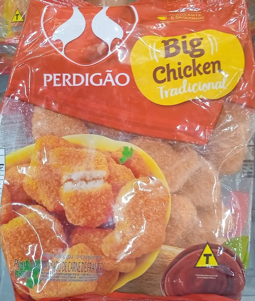 Empanado De Frango Tradicional Perdigão Big Chicken Pacote 1kg