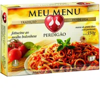 Fettuccine Ao Molho Bolonhesa Perdigão Meu Menu Pacote 350g