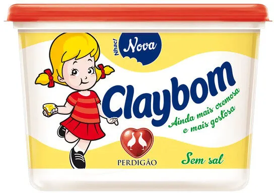 Margarina Cremosa Sem Sal Claybom Pote 500g