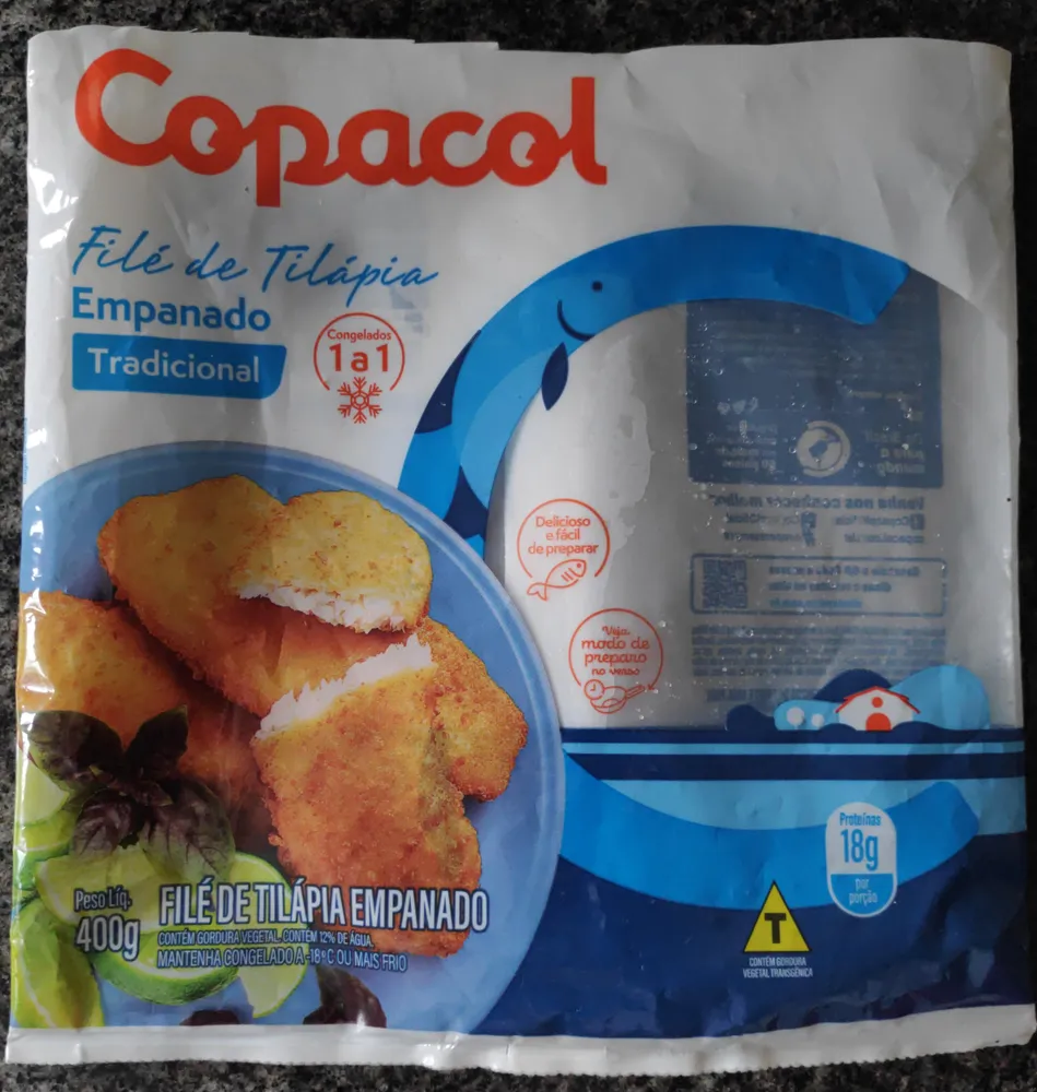 Filé de Tilápia Empanado Tradicional