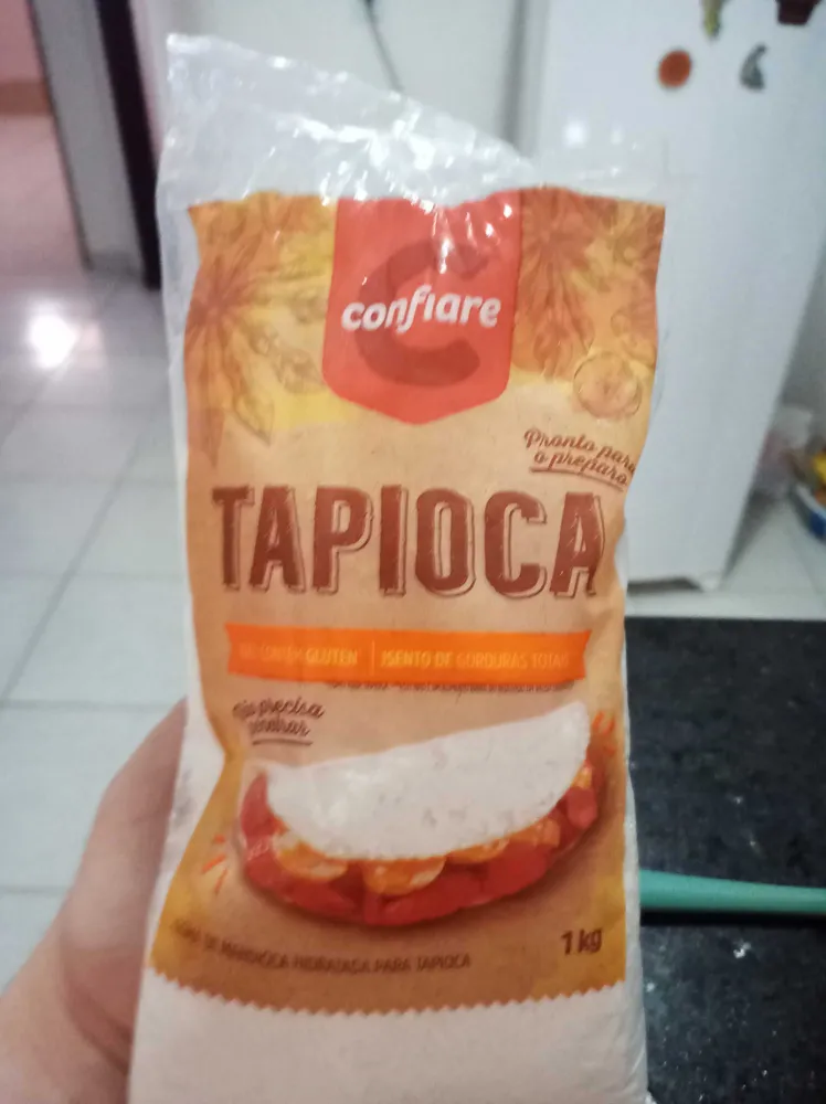 Goma de mandioca hidratada para tapioca