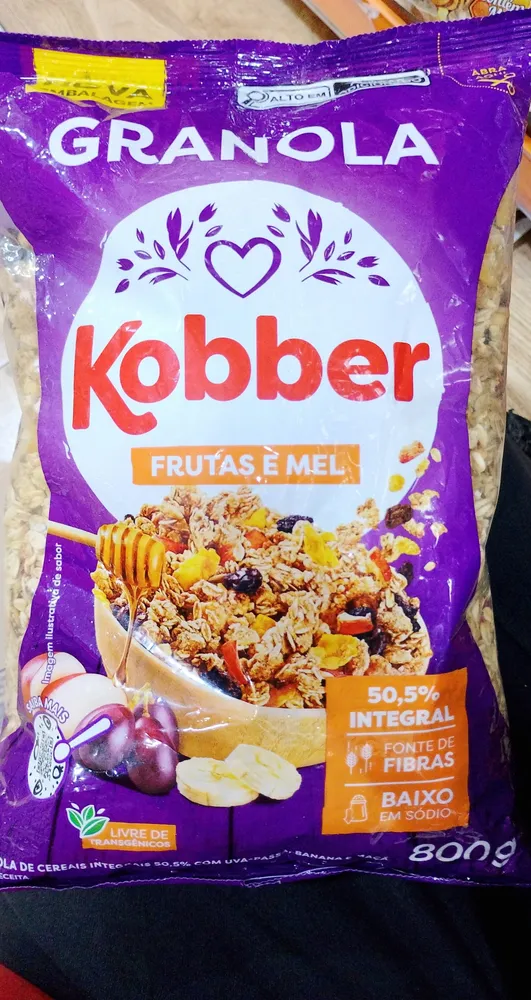 Granola Light Kobber Passas e Maçã