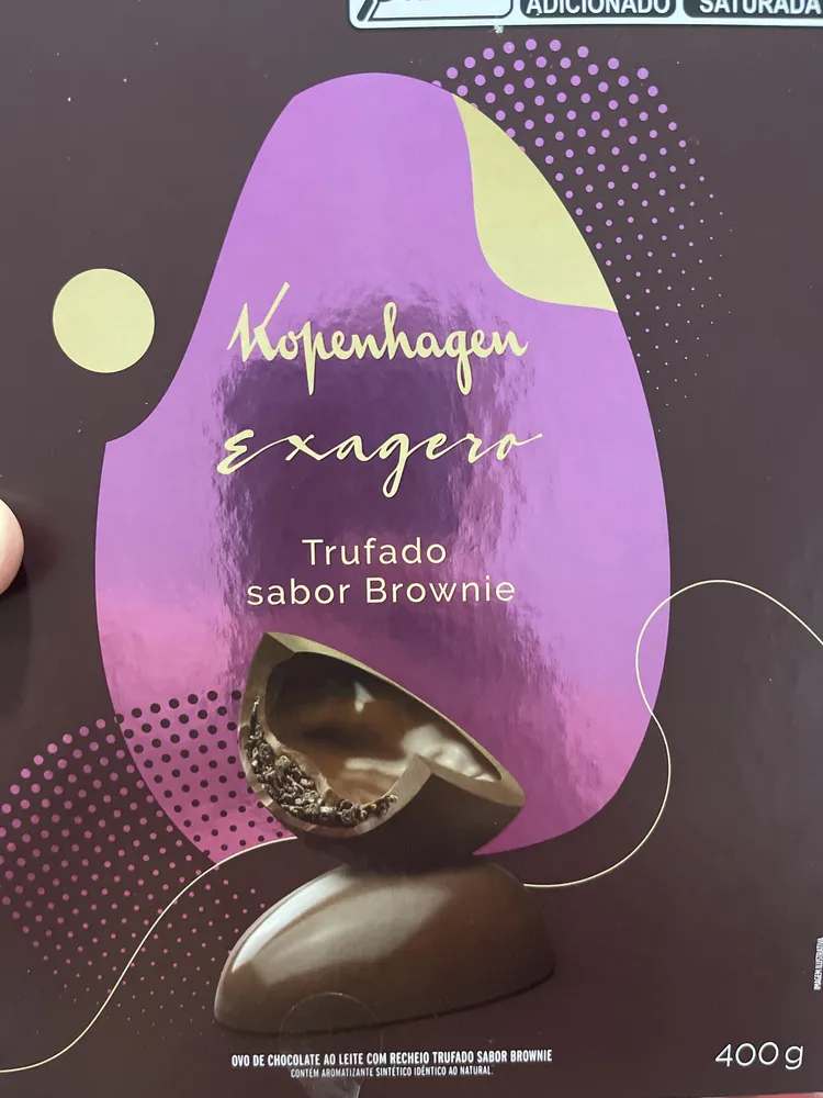 kopenhagen exagero trufado sabor brownie