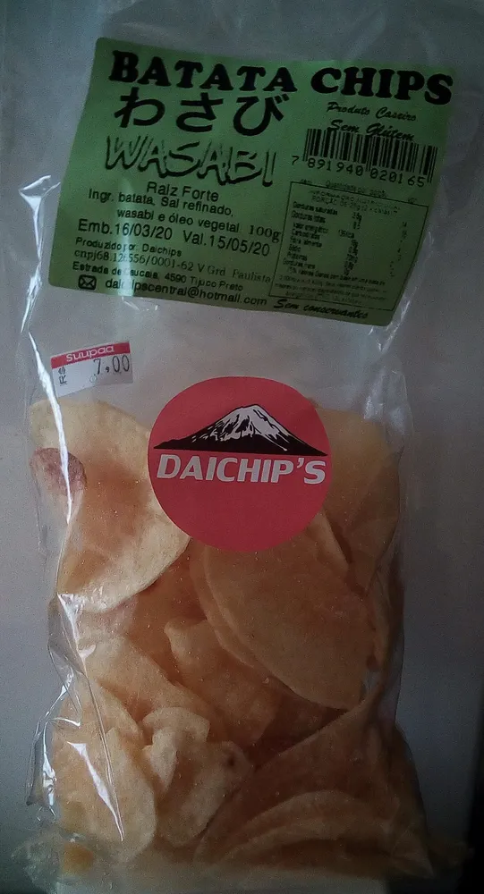 Batata Chips Wasabi