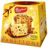 Panettone Com Frutas Cristalizadas E Uvas Passas Bauducco Caixa 500g