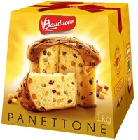 Panettone Com Frutas Cristalizadas E Uvas Passas Bauducco Caixa 1kg