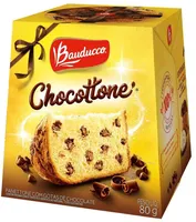 Panettone Com Gotas De Chocolate Bauducco Chocottone Caixa 80g