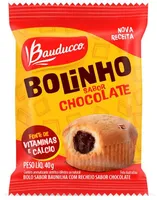 Bolinho Baunilha Recheio Chocolate Bauducco Pacote 40g