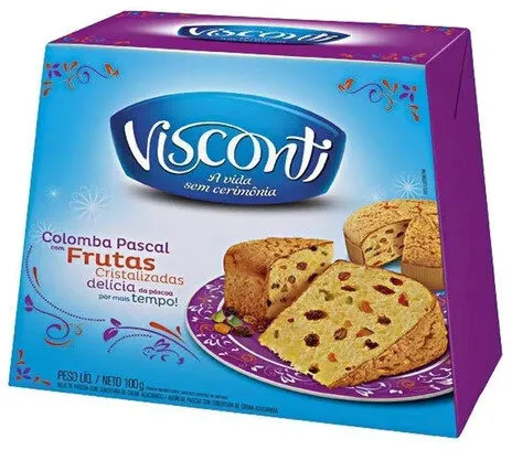 Mini Colomba Visconti Frutas Tradicional 100gr