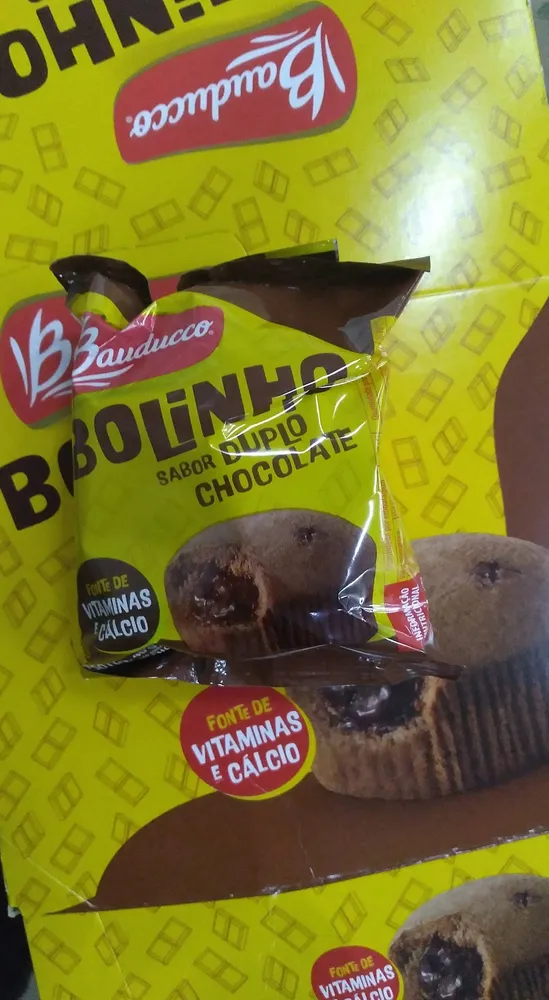 Bolinho Sabor Chocolate com recheio sabor Chocolate