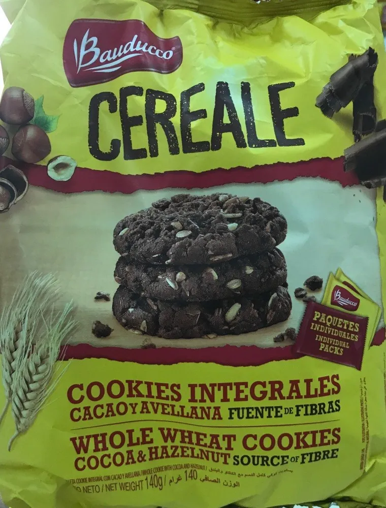Cookies Integrales Bauducco Cacao Y Avellana 140 G